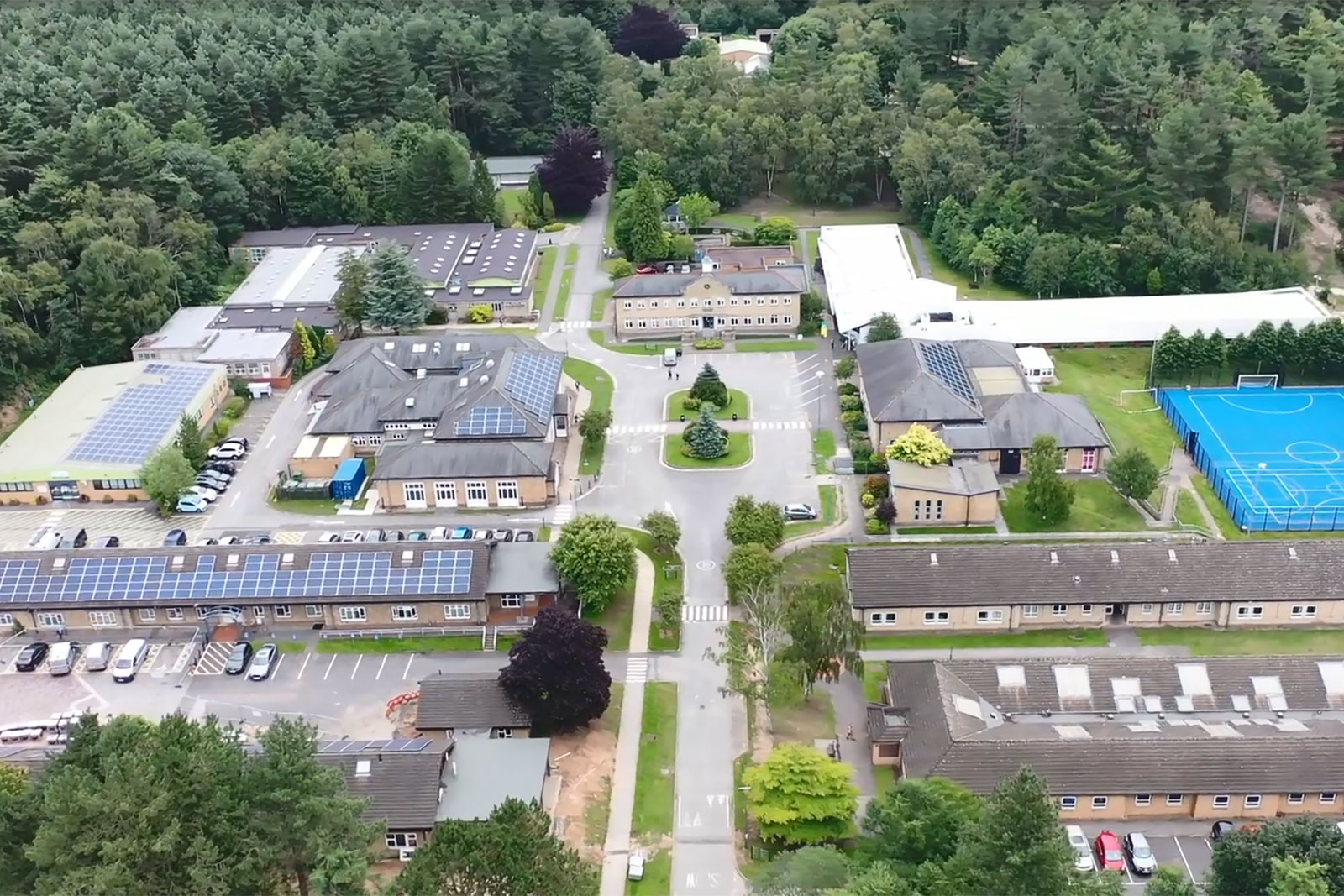 Portland campus aerial view