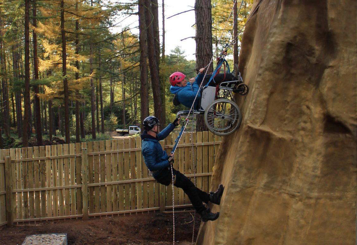 Wheelchair User on the Tower