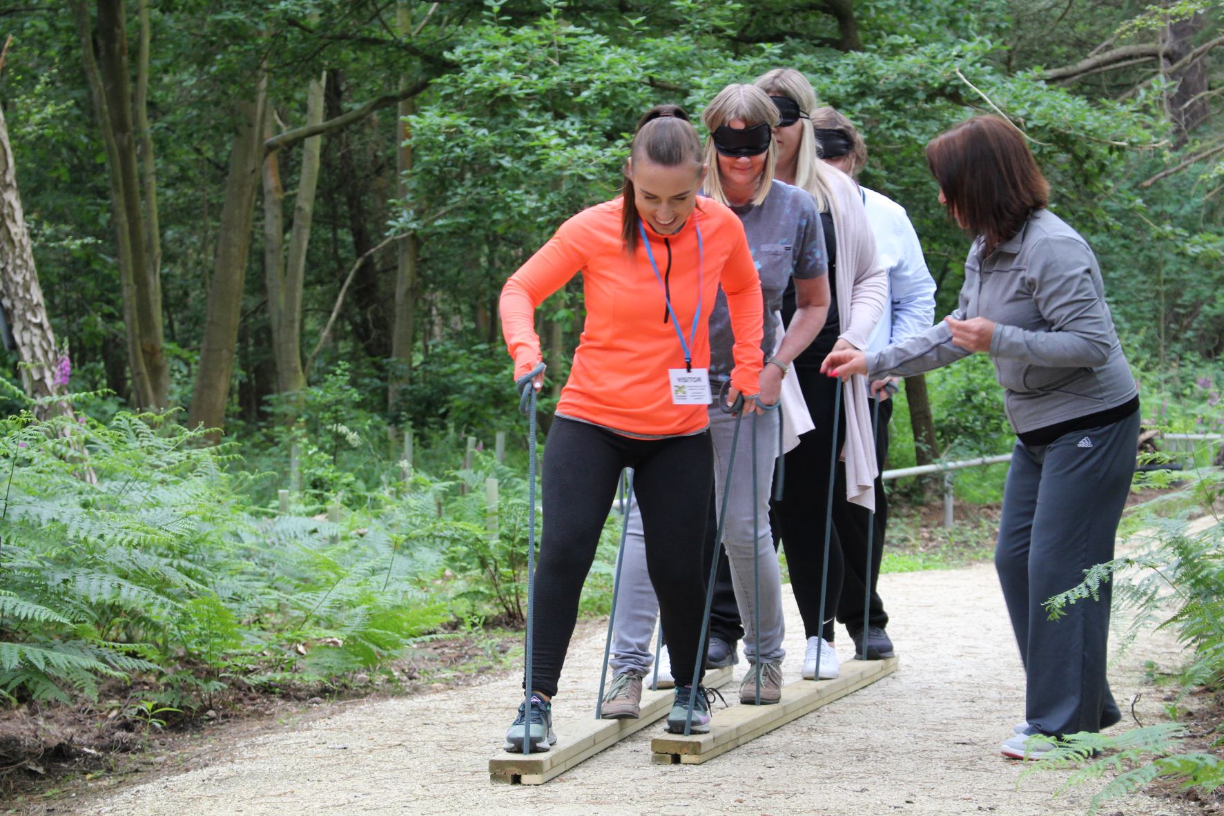 Team Building Activity at the Woodland Adventure Zone