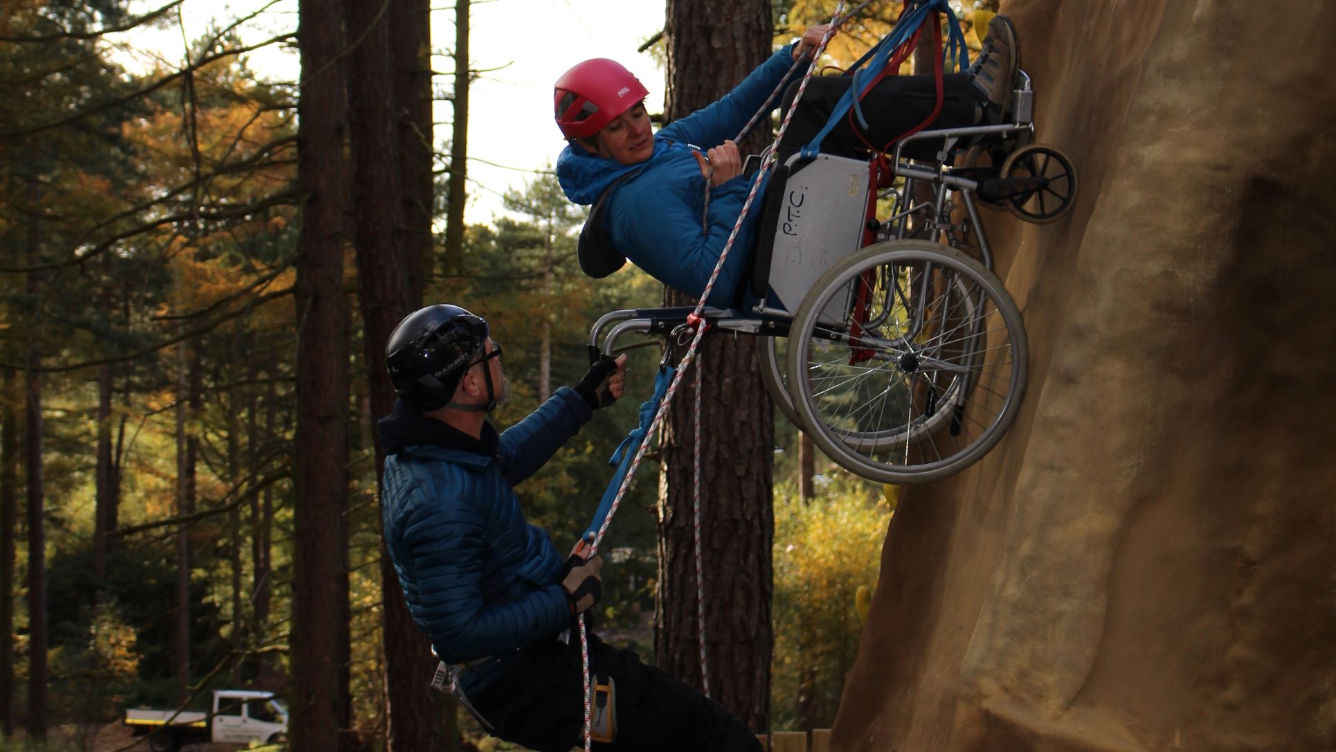 Wheelchair Abseil