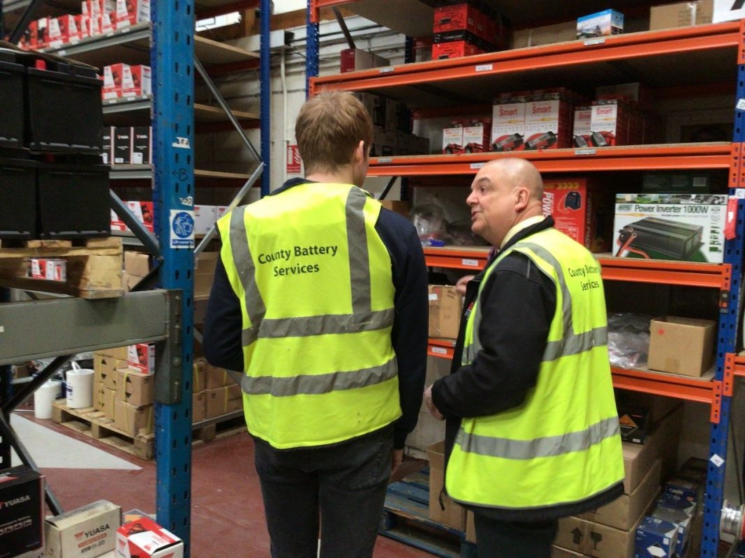 Chris Doing Work Experience