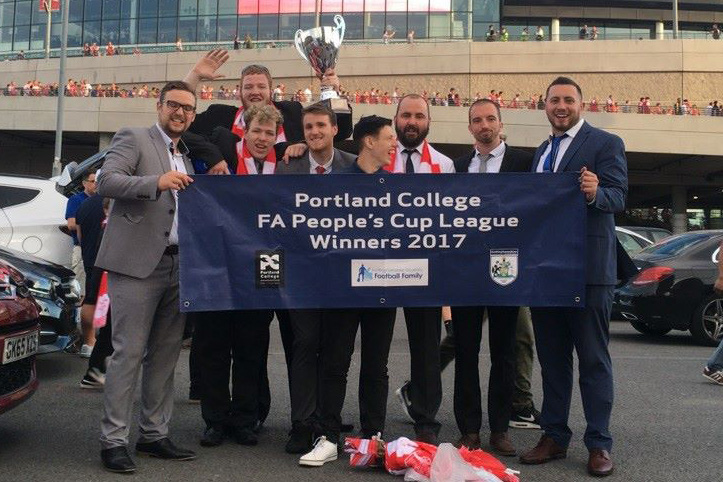 Portland winning FA Peoples Cup