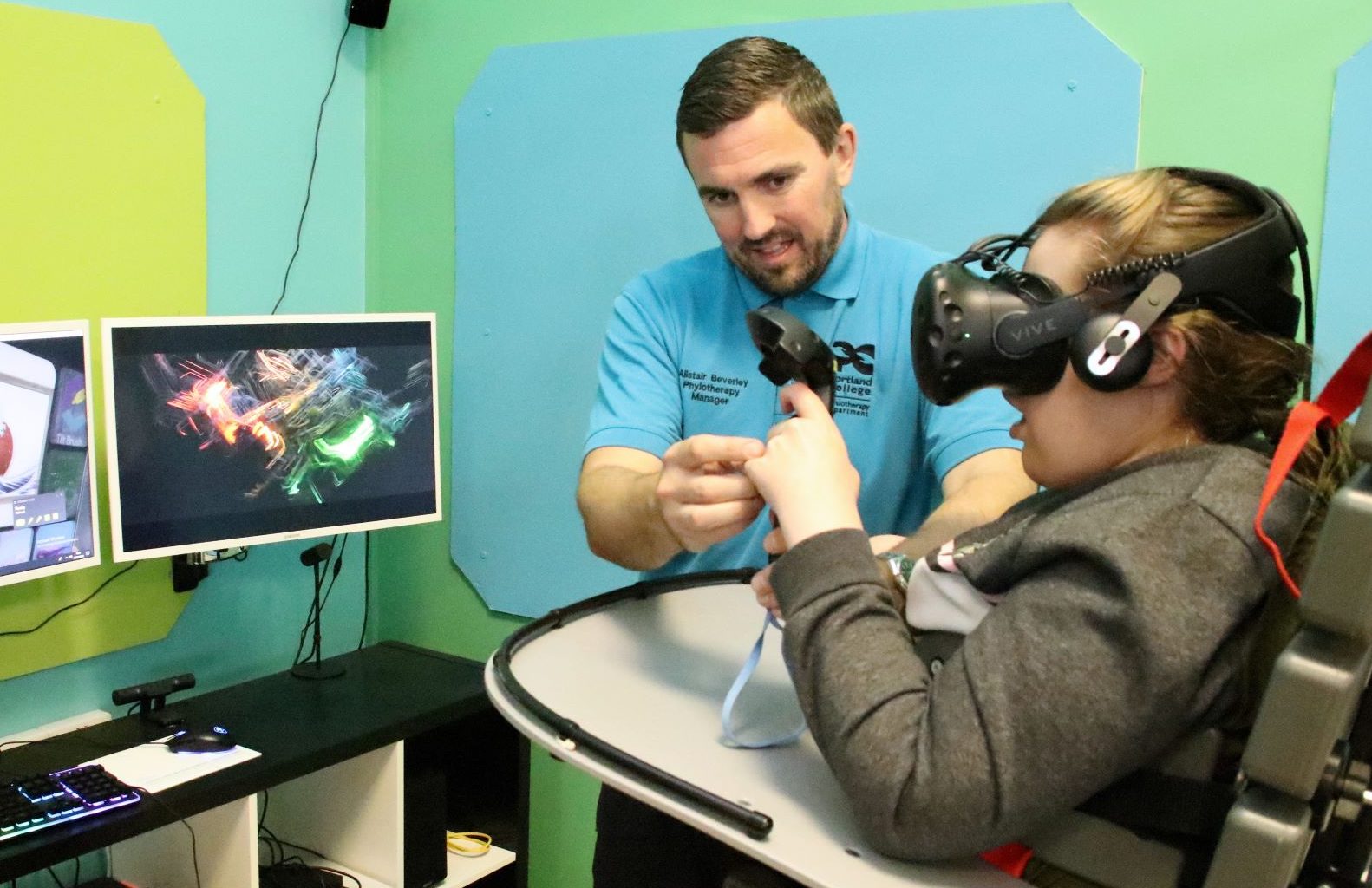 Virtual Reality Session in Physio