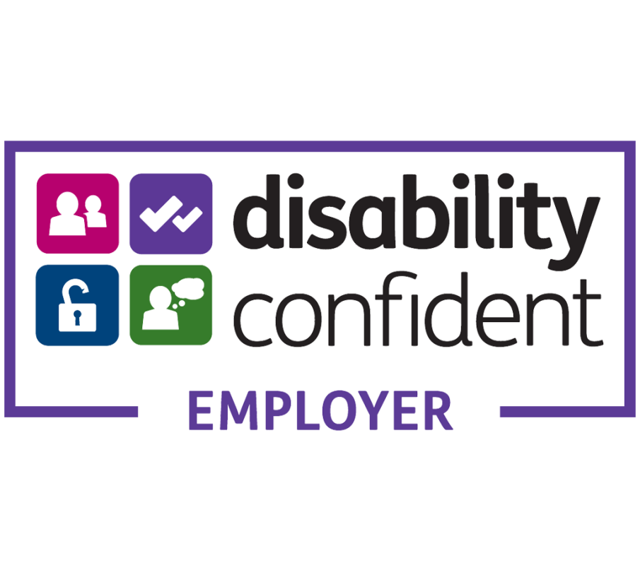 We are accredited as a disability confident employer