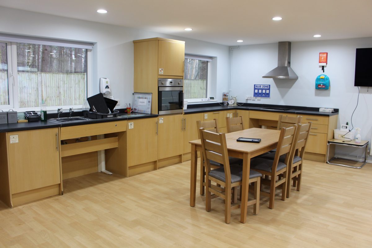 Inside kitchen of Maples SMARTHome