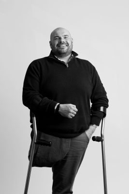 Vice Chair Mark Briggs PLY in Black and White